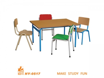 Mesa infantil rectangular