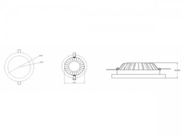 Foco empotrado LED serie 02