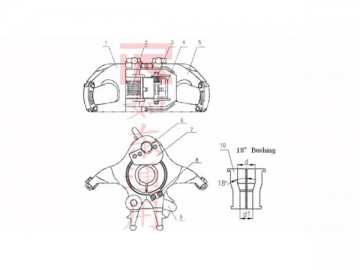 Elevador DDZ-TD para Top Drive con bujes