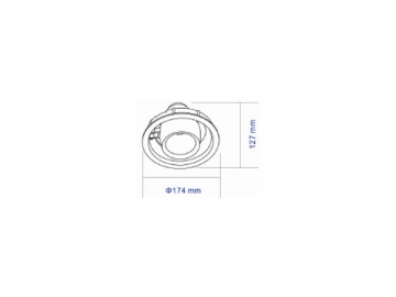 Luminaria LED de techo