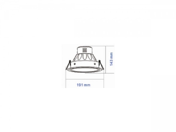 Luminaria LED empotrable