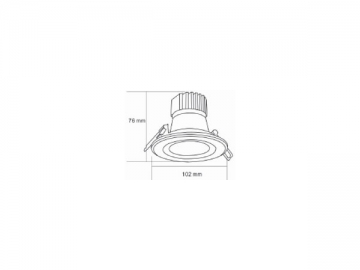 Luminaria LED empotrable