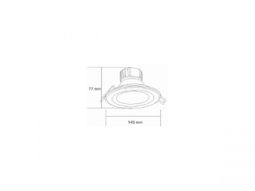 Luminaria LED empotrable