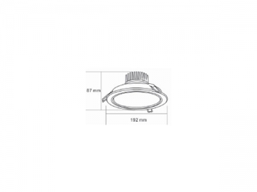 Luminaria LED empotrable