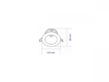 Luminaria LED empotrable