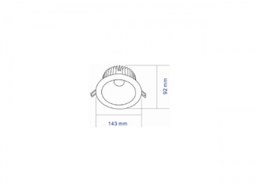 Luminaria LED empotrable