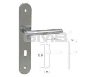 Manija para puerta de aleación de zinc