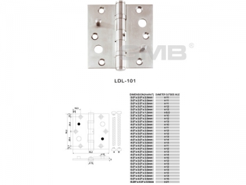 Bisagra de acero inoxidable