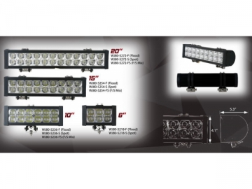 Barra de luz LED para rústicos 4x4