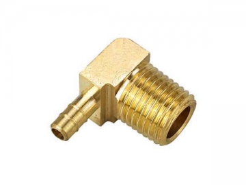 Conector neumático de bronce simple