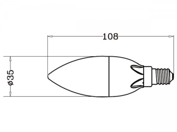 Bombilla LED NS-B35-C3