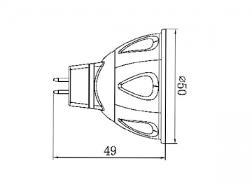 Foco LED NS-MR16-H3