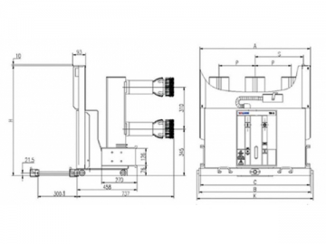 Interruptor de vacío <small>(Interruptor de alta tensión para interiores TZN2)</small>