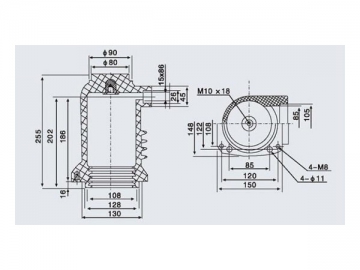 Aislador eléctrico <small>(Aisladores de contacto)</small>