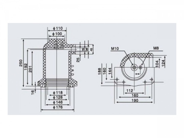 Aislador eléctrico <small>(Aisladores de contacto)</small>