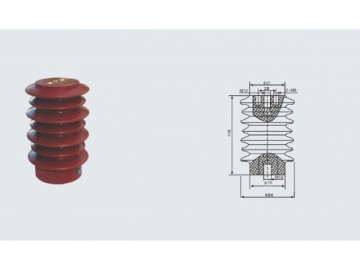 Aislador eléctrico <small>(Aisladores de apoyo)</small>