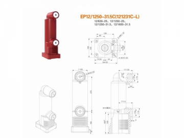 Polos encapsulados <small>(Polos encapsulados para sistemas de distribución de electricidad de 12kV)</small>