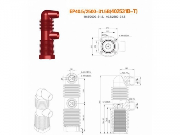 Polos encapsulados <small>(Polos encapsulados para sistemas de distribución de electricidad de 40,5kV)</small>