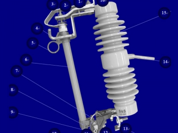 Cortacircuitos fusible de alta tensión 10-36kV