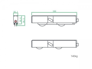 Guías correderas para puertas y ventanas