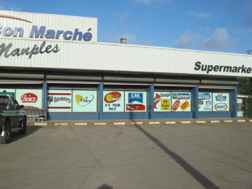 Estructura de acero <br/><small>(Supermercado)</small>