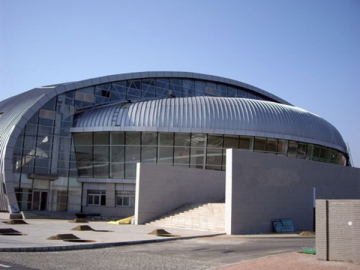 Estructura de acero <br/><small>(Palacio de deportes)</small>