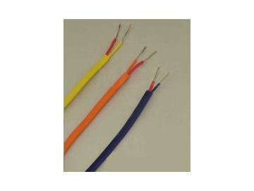 <strong>Cable de extensión para termopar</strong> KX <small>(Cable aislado PTFE enchapado de 2x7/0.2mm) </small>