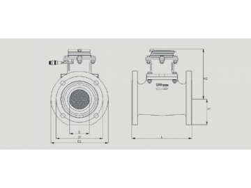 Contador de agua fría Woltman LXLY