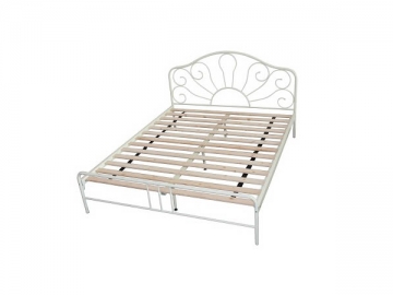 <strong>Cama de metal</strong> - estilo rústico