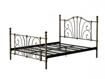 <strong>Cama de metal</strong> - estilo antiguo