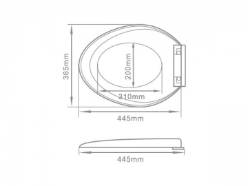 <strong>Asiento de inodoro</strong> PP