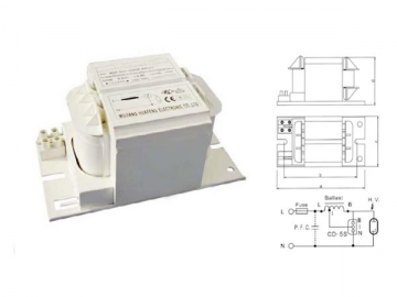 Balasto magnético para lámparas HID