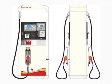 <strong>Dispensador y surtidor de gasolina</strong> con 2 pistolas