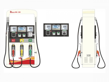 <strong>Dispensador y surtidor de gasolina </strong>con 6 pistolas