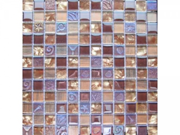 Azulejo mosaico de vidrio