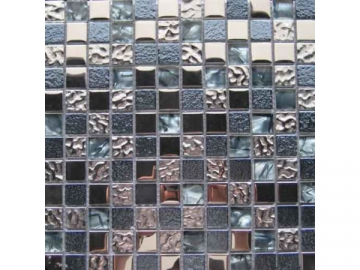 Azulejo mosaico de vidrio