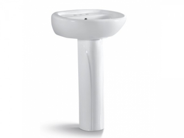 Lavabo con pedestal