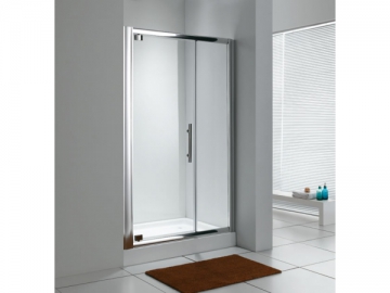 <strong>Cabina de ducha</strong> <br>- con puerta pivotante