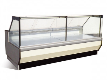 Vitrina refrigerada de cristal plano