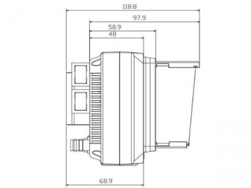 Monitor de campo para cámara de vídeo TL-480HDB/HDC