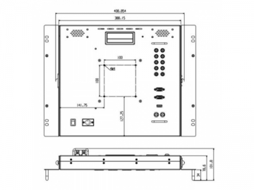 Monitor montado en rack TL-S1700HD/SD/NP