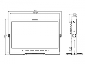 Monitor de escritorio TL-S1850HD/SD