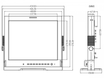 Monitor de escritorio TL-P1700HD