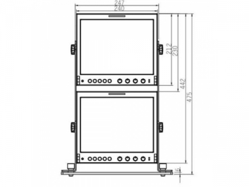 Monitor para grúa de grabación <span class='true'>TL-1040YHD</span>