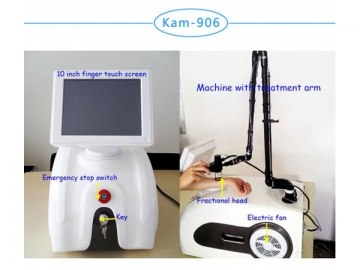 Máquina láser CO2 fraccionado Kam-906