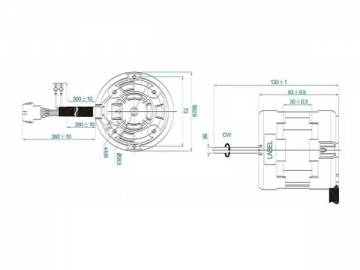 Motor capacitor YY8040