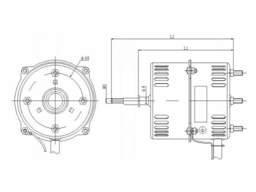 Motor capacitor YY8820E