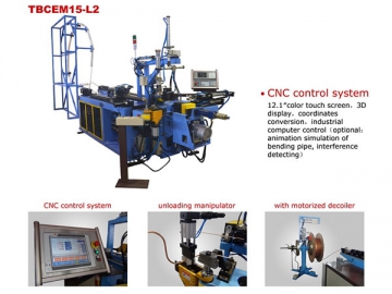 Máquina para procesar tubos CNC integrada (corte/perfilado de extremos/doblado)