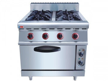 Cocina de gas con horno