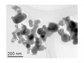 Compuesto de polvo de cobre y níquel nanométrico